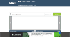 Desktop Screenshot of nstasciencesupplyguide.com